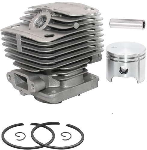 JLLOZMD Attrezzi da Giardino Parti 4196068 BM5717 Kit Cilindro 38mm per Oleo-Mac 435S 435T 435BP 735T per decespugliatore EFCO 8350 8355 Tagliaerba