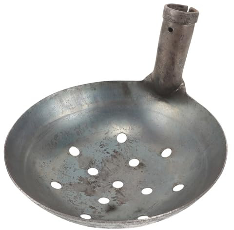 VICASKY Metallsiebkelle für Mistreinigung Große Schöpfkelle Robustem für Abfallentsorgung und Vielseitige Anwendungen Langlebig und Effizient für Garten und Haushalt