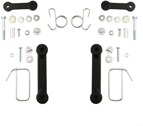 HavenDomicile Mulch-Montage-Hardware-Zubehör-Set, kompatibel mit GY00115 960120040 532187298 Rasenmäherdeck, Metall-Kunststoff-Konstruktion