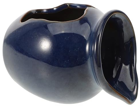 Garneck Ceramic Jar Water Fountain Outdoor Decorative Waterfall Jar Landscape Fountain Pot for Garden Courtyard Fish Tank Ornament