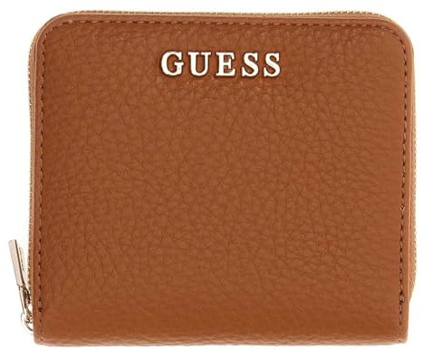 GUESS Geldbörse Jessa SLG Zip Around Wallet Caramel braun