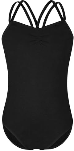 AYBUY Girls Ballet Leotard, Cross Back Ballet Leotards, Seamless Undergarment Dancewear, Soft Dance Camisole Undergarment for Girls & Women