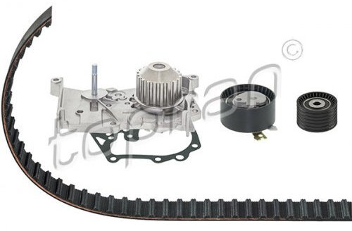 TOPRAN 700 678 Bomba de agua + kit de correa de distribución 32 mm con bomba de agua