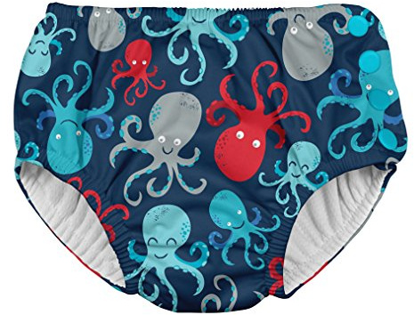 i play. 701050-6306-42 Schwimmwindel Navy Octopus 3-6 Monate, blau