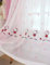 Lactraum Vorhang Kinderzimmer Mädchen Transparent Weiß mit Ösen Bestickt Katze Herz Voile 145 x 245cm