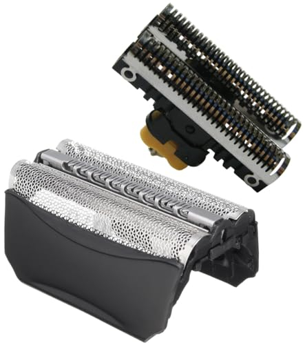 Hochwertiges Kombipack Scherfolie Klingenblock Messer Rasierklinge kompatibel mit Braun 51B 51S für 8915 8970 8975 8985 8986 8987 8990 8991 8995 8998 wf1 CP8000 550cc 530s-4 550s-3 550s-4 550cc-4