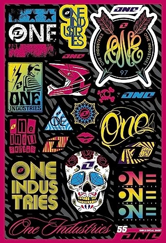 Fox Factory Effex One Industries Aufkleber – Motorradaufkleber – Quad-Aufkleber – Motocross-Aufkleber – für Motorräder, Autos, Helme, Computer-Notebooks und andere Artikel (55)