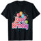 Birthday Designs24 Erwachsene Unisex-Kinder und Erwachsene Kurzarm Klassisch geschnitten T-Shirt Schwarz S Luftballons und Konfetti Geburtstag T-Shirt