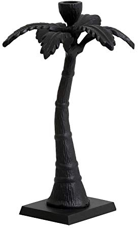 Dirk Davids Leuchten GmbH Kerzenständer Palme 26 cm Schwarz 6033912