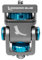 KONDOR BLUE | 1/4 Swivel Tilt Monitor Mount with Arri Pin (Pan/Tilt) | for Monitor Display, Swivels 360°, Tilts 180°, & Locks in with Desired Tension | Space Gray
