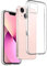 REY Coque pour IPHONE 13 (6,1), TPU Transparent en Silicone, Ultra Fine 0.33mm