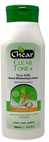 Chear Clear Tone+ Rice Milk Extra Skin Whitening Lotion 500ml