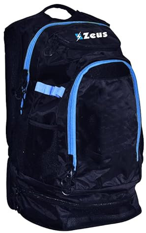 DANZA in VETRINA ZAINO SWIM ZEUS NUOTO TEMPO LIBERO PISCINA NUOTARE FREE TIME PALESTRA SPORT FITNESS (Blu/Azzurro)