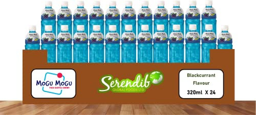 Mogu Mogu - Bevanda aromatizzata al ribes nero con NATA de Coco, 24 x 320 ml