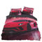 Tomifine Bettwäsche 135x200 Sportwagen Auto Bettbezug Cooler Roter Schwarzer Extreme Sport Thema Bettwäsche Set mit Reißverschluss und 2 Kissenbezug (135x200 cm + 50x75 cm,Sportwagen 6)