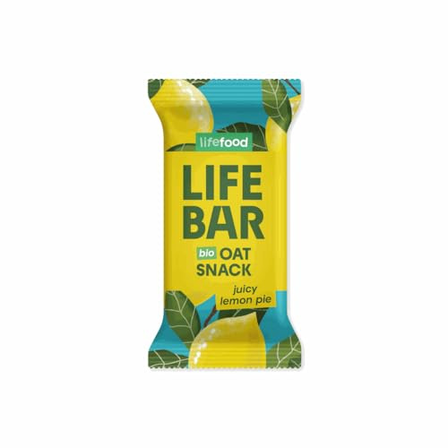 Lifefood Lifebar Oat Snack, juicy lemon pie, 40g