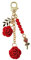 porte-clés de voiture femme inoxydable anneau porte clés mousqueton personnalisé porte clés avec mousqueton Pendentif fleur drôle mignon