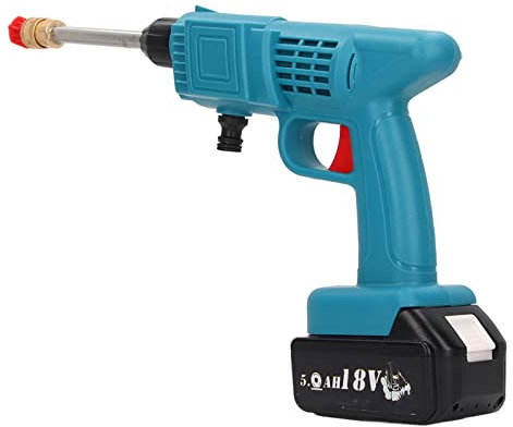 Car Pressure Washer Cordless Portable Pressure Washer with Filter Compatible with BL1815 BL1820 18V for Floor Cleaning at Home Watering, Includes Adapter