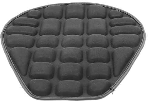 Tyenaza Cojín de Asiento de Motocicleta, Cojín de Asiento de Gel de Panal 3D para Motocicleta, Diseño de Forma de Pétalo, Cómodo y Transpirable, para Vehículo Eléctrico, Motocicleta(33 x 33 x 1 cm)