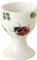 Generisch Garden Marienkäfer Design Porzellan Eierbecher gekocht - Weiß, Rot, Grün - 6,5 cm