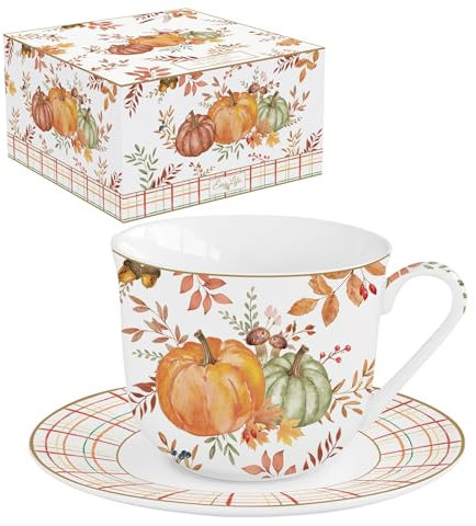 Easy Life COFFRET DEJEUNER 40CL EN PORCELAINE HARVEST