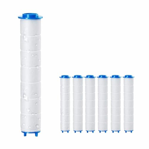 Lotbun Filtro Ducha, Filtro Agua De Grifo Para Ducha Antical Pelo Shower Filter Filtro De Ducha Antical Y Cloro,Adecuado Para Teleduchas ExtraíBles 6pcs