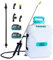 INTEC - Pulvérisateur à batterie 20V 2 Batteries lithium 4.0Ah Pulvérisateur jardin 12L 2 Lances Fibre et Inox + 4 buses