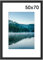 COMPOLICY Bilderrahmen 50x70 Rahmen Mit 50X70 Bilderrahmen 50 X 70 Cm Schwarz Picture Frame Aufhängen Posterrahmen Für Fotos, Bilder, Poster