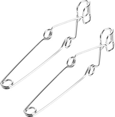 Didiseaon 2pcs Steel Test Tube Clips Lab Tube Clamps for Beginners Professionals