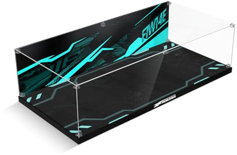 Acryl-Display-Vitrine für Lego 42171 Technic Mercedes-AMG F1 W14, verdickte Acryl-Display-Box mit klarem Hintergrund, staubdichte Display-Vitrine Kompatibel mit Lego 42171 (nur Box, Keine Modelle)
