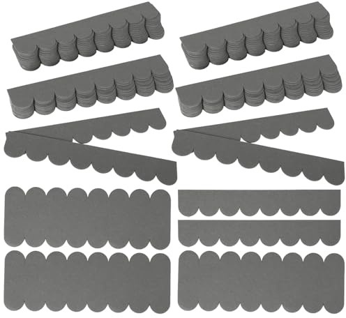 53stk Dachpappe für Vogelhaus,Wasserdicht Dachschindeln,Selbstklebend Mini Dachziegel Schindeln,Filz Dachschindeln 30cm für Nistkastendach Kaninchenstall Hundehütte Briefkastendächer (Grau 53stk)