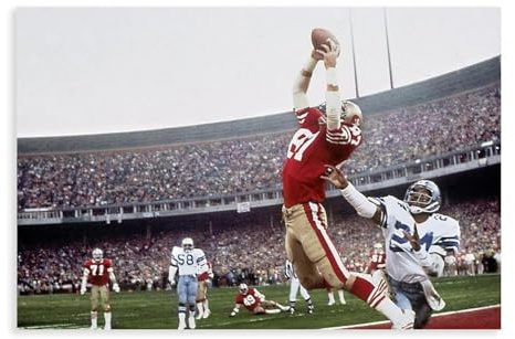 Poster auf Leinwand, Motiv: San Francisco 49ers vs