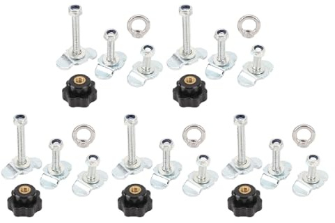 Single End Fitting for Airline Rails, Airline Rail End Fitting with 360° Rotatable Base, Lashing Eyelet Screw Fitting for Truck Beds Trailers, Universal Standard Size for Secure Ca
