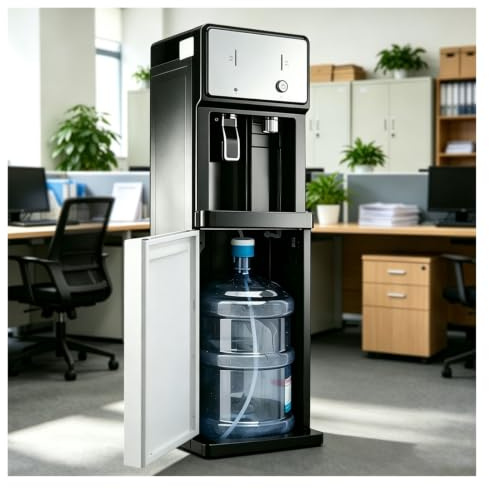 Dispensador De Agua para Garrafas,Maquina De Agua Fria Y Caliente,Fuente De Agua De Pie Carga Inferior,3 Configuraciones Temperatura,para El Hogar Café Té Bar Dormitorio