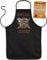 Grill-Schürze Grill-Chef BBQ Fun Koch-Schürze geil bedruckt Geschenk-Set mit Grillmeister-Urkunde