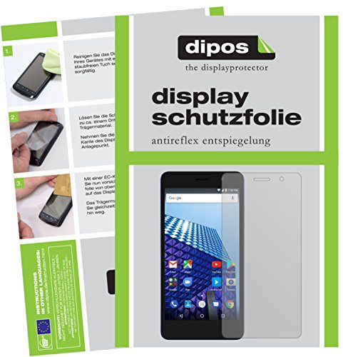 dipos 6x Matte Screen Protector for Archos Access 50 Color | Ultra-Thin, Anti-Glare, Anti-Reflective, Perfect Fit, Anti-Scratch, Bubble-Free, Fingerprint Compatible, Easy Installation