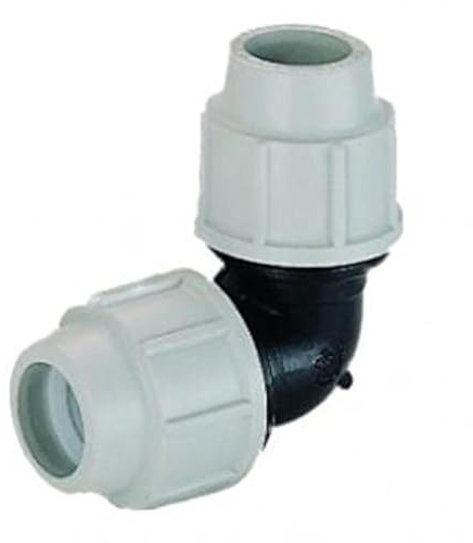 PLASSON 7050 25mm MDPE Elbow Bend - Pack of 2