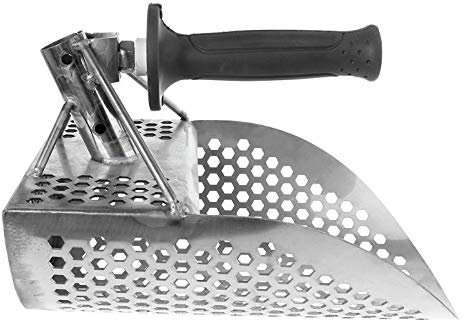 Starall 220 mm- Paletta setaccio per Sabbia in Acciaio Inossidabile per la rilevazione di Metalli e la Caccia al Tesoro Sand Scoop per Metal Detecting