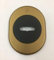 BOCCHETTA ROSETTA PER PORTA PORTONE BLINDATO, PIASTRINA PER CHIAVE DOPPIA MAPPA ALLUMINIO BRONZATO F4 82X62 COMPLETA DI VITI DI FISSAGGIO SECUREMME