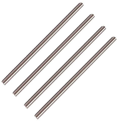 Asta rotonda in acciaio da 1 mm, utensile per tornio HSS, lunghezza 100 mm, per albero trapano, torni, alesatrice, tornitura, asse miniatura, perno cilindrico, fai da te, 20 pezzi