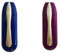QGSH Tragbares Brillenreinigungsset mit Tragetasche, Peeps Brillenglasreiniger, Brillen-Sonnenbrillen-Brillenreinigung (2 Stück) (blau + lila)