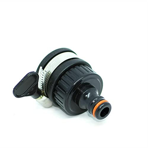 Agritrade AK Universal Garden RUBBER WIDE KITCHEN TAP ADAPTOR Hose Pipe Joiner Mixer Kitchen for Tap 22mm-24mm Indoor Outdoor Hose Fitting Clamp - Prevents Water Leaking