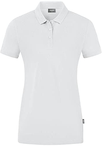 JAKO Doubletex Polo Damen Weiss, 46 Damen