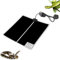 XIEHUZA Reptile Heating Mat with Temperature Adjustment, Waterproof Reptile Heat Pad Under Tank Terrarium Heater for Amphibians, Small Animals, Seeding (14W - 11 x 11 IN)