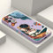 LEECG per iphone 11 Pro Cover Lato Creativo Design Stampe Sottile Morbido Protettivo Cover per iphone 11 Pro-Astronauta Viola