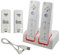 Pjp Electronics 2 Pack Rechargeable Battery for Wii Remote Controller, Charging Station Dock with 2 x 2800mAh Batteries