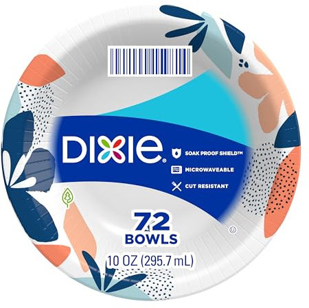 Dixie® 10 Ounce Paper Bowls, 72 Count
