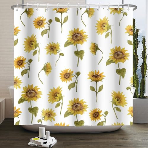 Duschvorhang Olivgrün Braun Shower Curtains Verdickung Polyester Duschvorhänge Antischimmel Shower Curtain Wasserdicht Duschvorhang Badewanne Edelstahl Ösen 150x180cm
