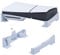 Mcbazel Soporte Horizontal Compatible con PS5 Slim/PS5 Pro DE/UHD Consola, Soporte de Base para Playstation 5 Disco y Consola de Edición Digital