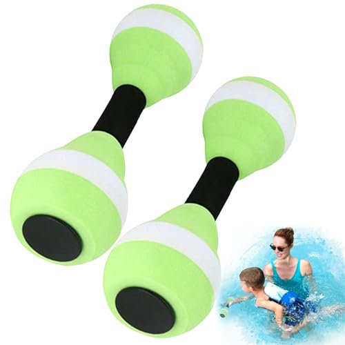 Lot De 2 Haltères D'exercice Aquatique, EVA Piscine Exercice Aqua Fitness Haltères Pour Aquagym, Poids D'eau Rembourrés Doux Pour L'exercice En Piscine, L'aquagym, Renforcer Les